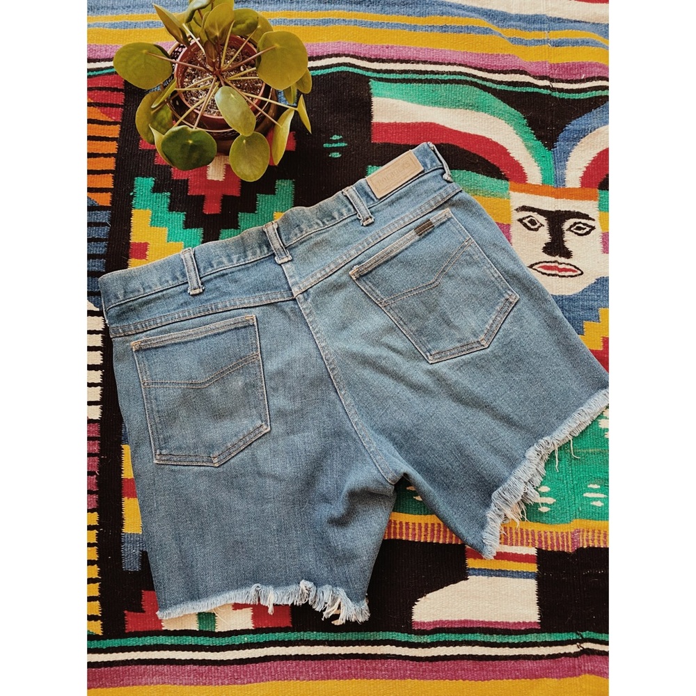 70s Vintage Roebucks Cut Off Shorts - 37